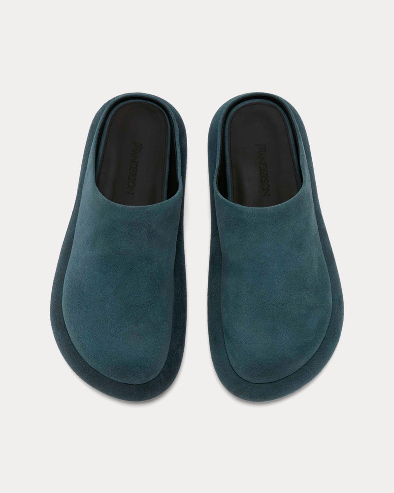 JW Anderson Bumper-Tube Platform Loafers Navy Slip Ons - 2