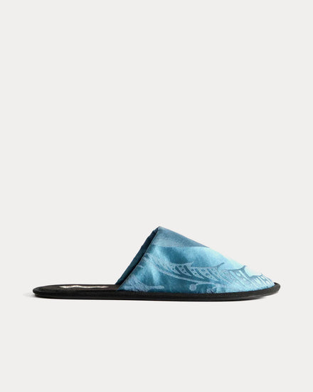 JW Anderson Close Toe Airforce Blue Slides - 1