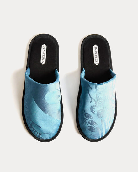 JW Anderson Close Toe Airforce Blue Slides - 2