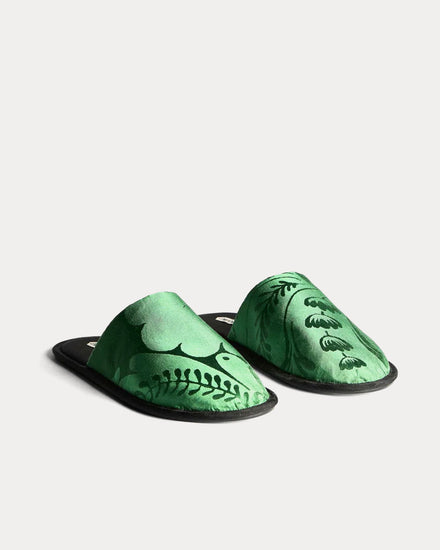 JW Anderson Close Toe Emerald Slides - 2