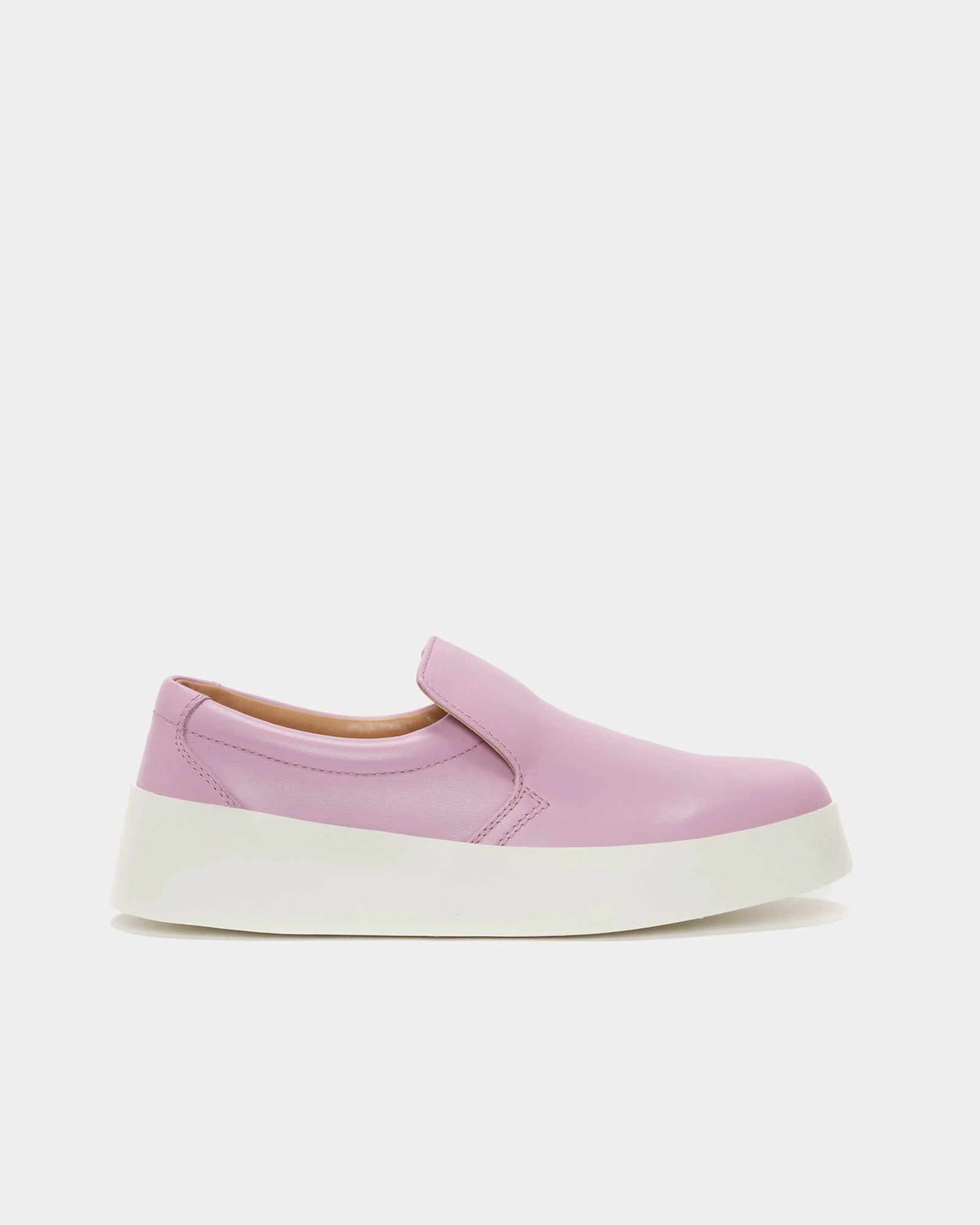 JW Anderson - Smooth Leather Pink Slip On Sneakers