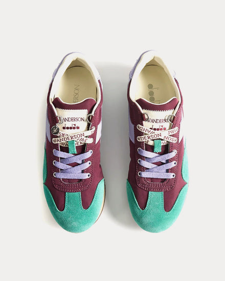 JW Anderson x Diadora Equipe Empire Red Low Top Sneakers - 2
