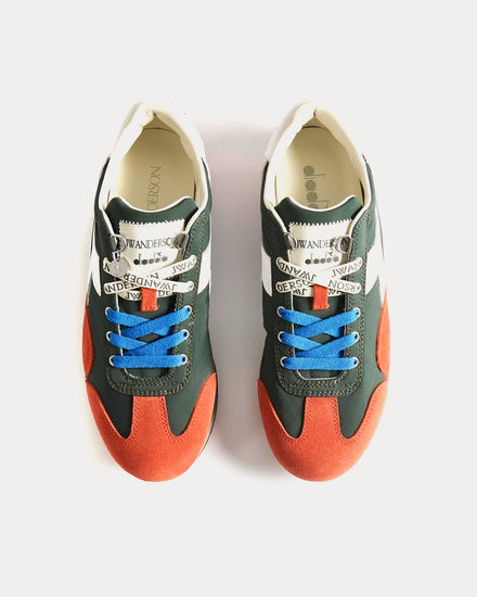 JW Anderson x Diadora Equipe Green Night Low Top Sneakers - 2