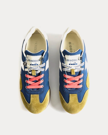 JW Anderson x Diadora Equipe Navy Peony Low Top Sneakers - 2