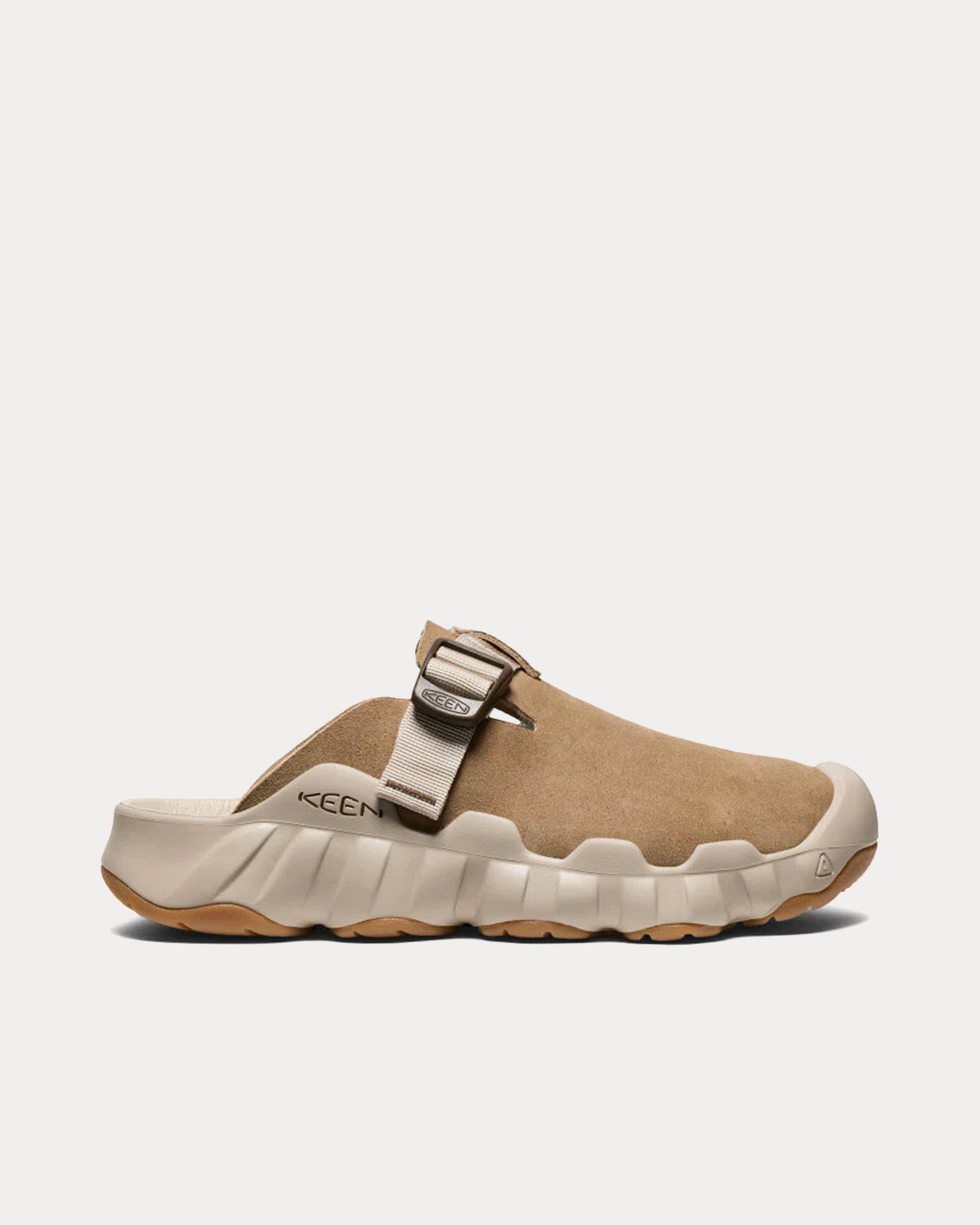 Keen Men's Hyperport Leather Cornstalk / Plaza Taupe Clogs
