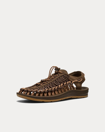 Keen Uneek Dark Earth / Chipmunk Sneaker Sandals - 3