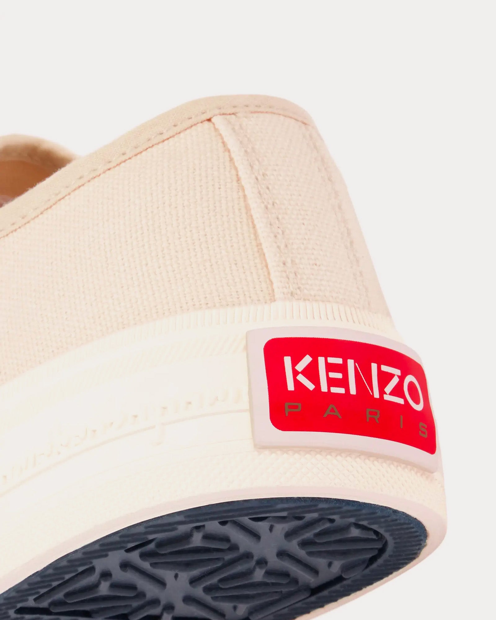 Kenzo - Kenzo Foxy Canvas Cream Low Top Sneakers