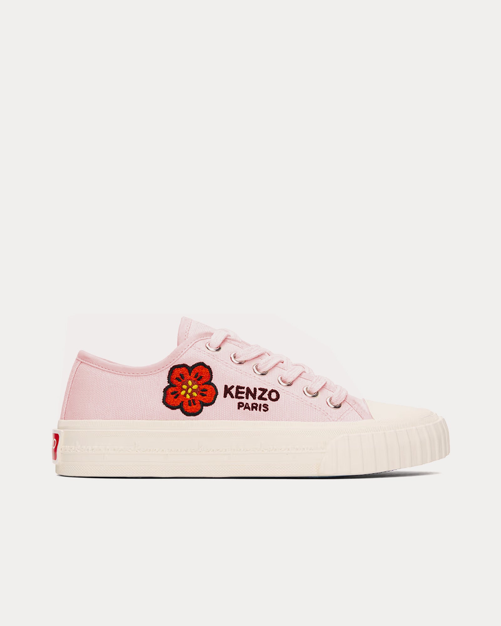 Kenzo - Kenzo Foxy Canvas Faded Pink Low Top Sneakers