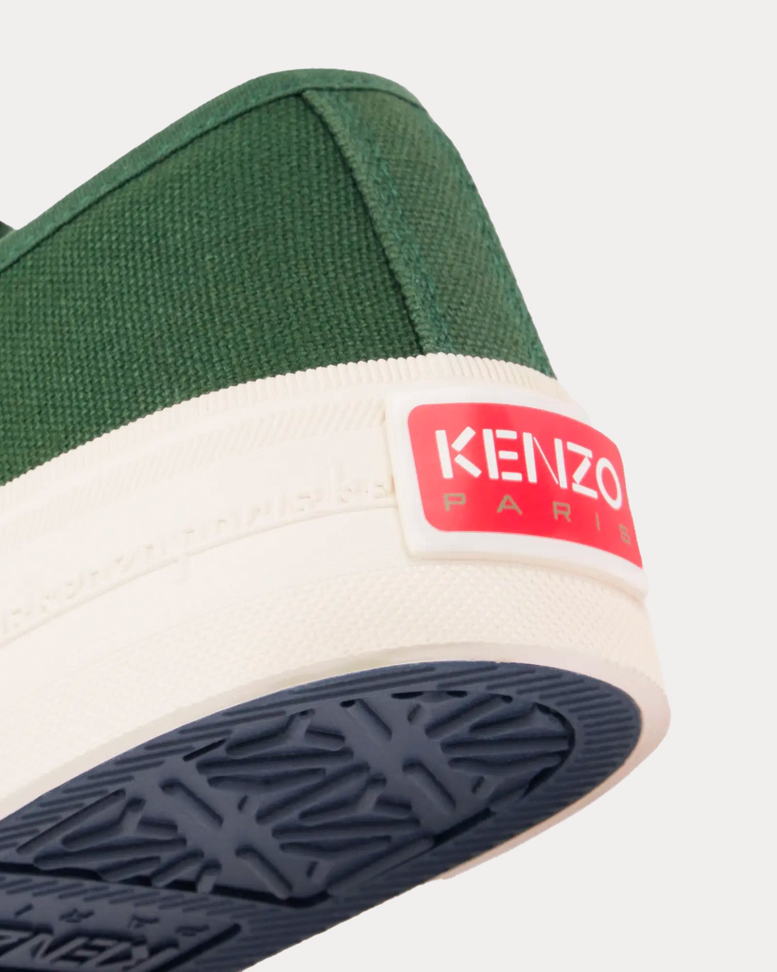 Kenzo - Kenzo Foxy Canvas Dark Khaki Low Top Sneakers