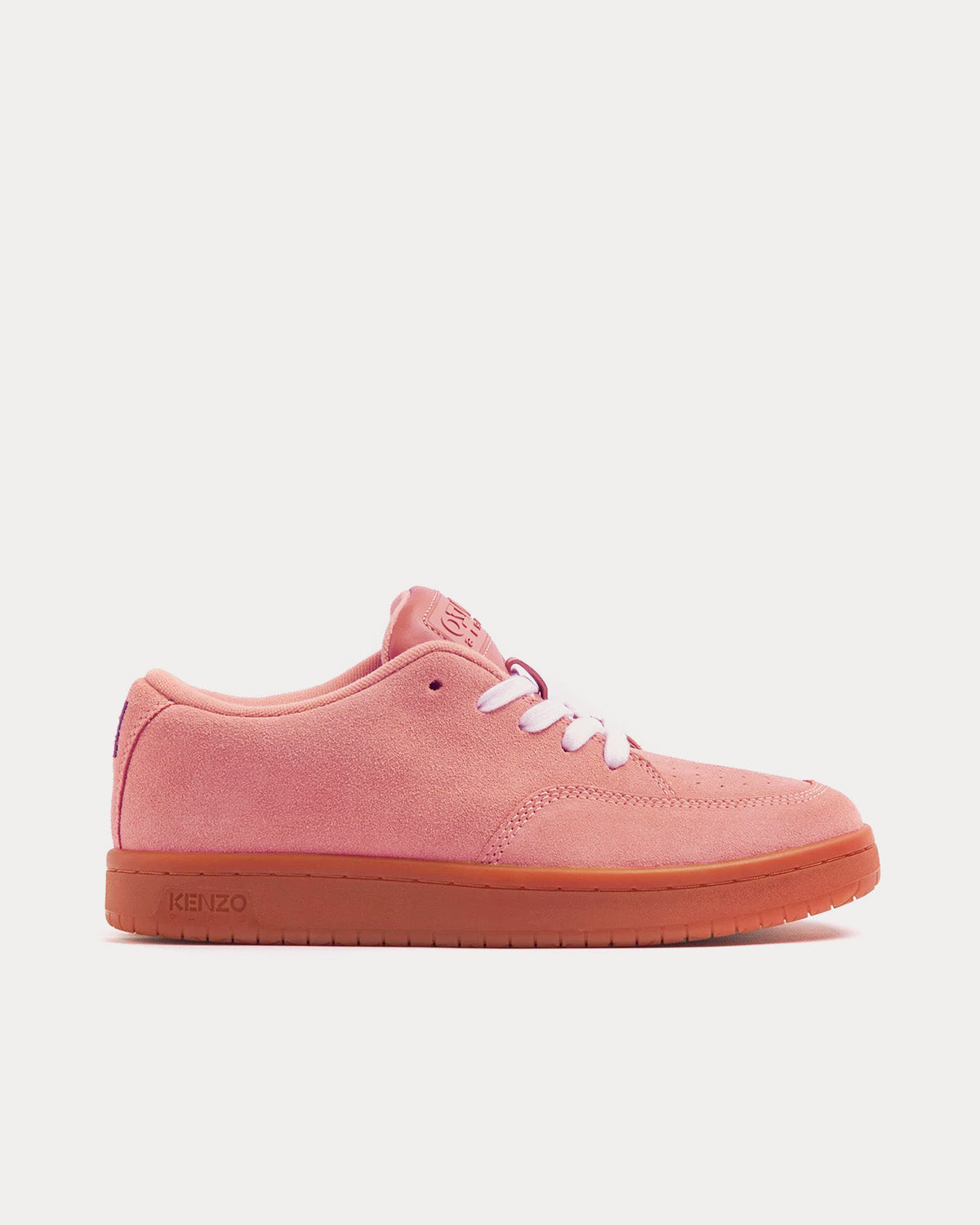 Kenzo - Dome Suede Pink Low Top Sneakers