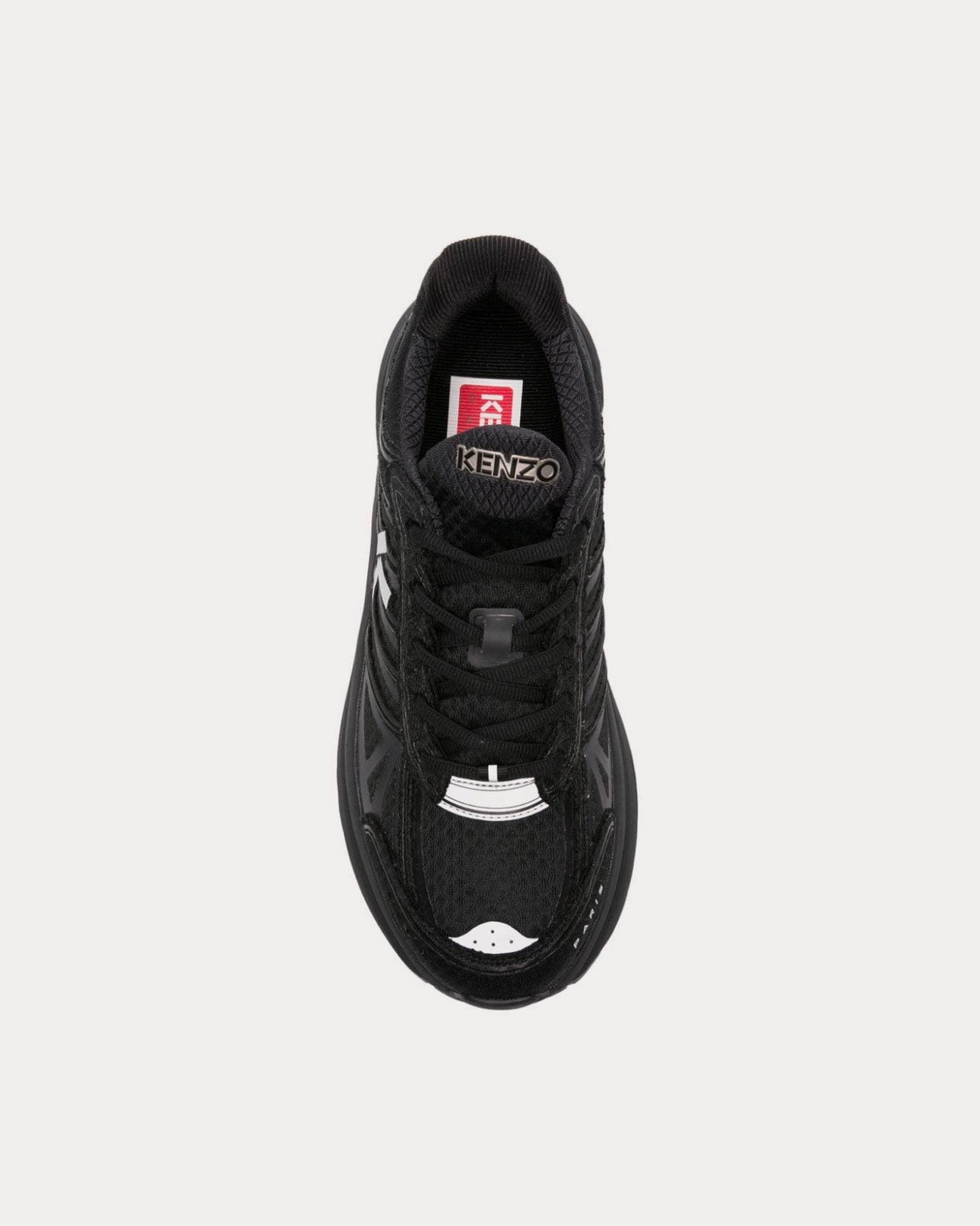 Kenzo - Pace Tech Runner Black Low Top Sneakers