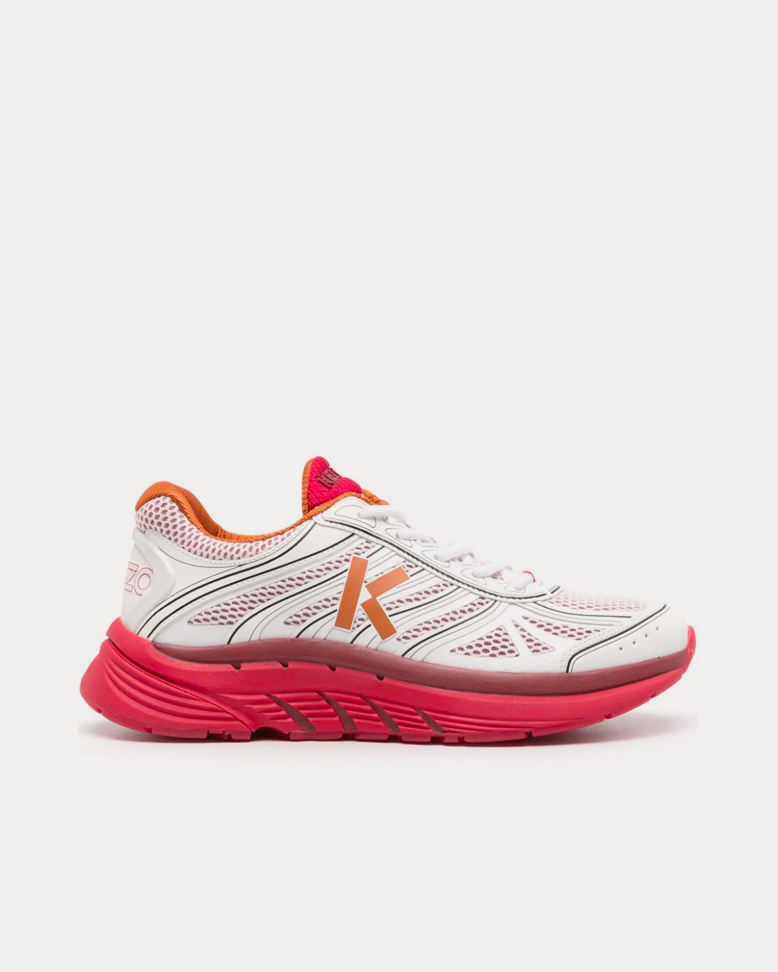Kenzo - Pace Tech Runner Medium Red Low Top Sneakers