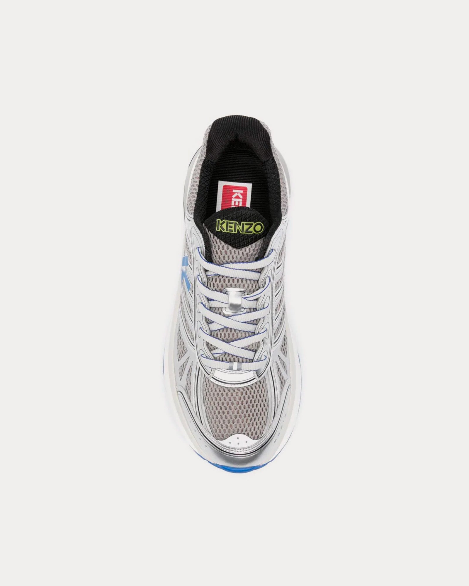 Kenzo - Pace Tech Runner Silver Low Top Sneakers