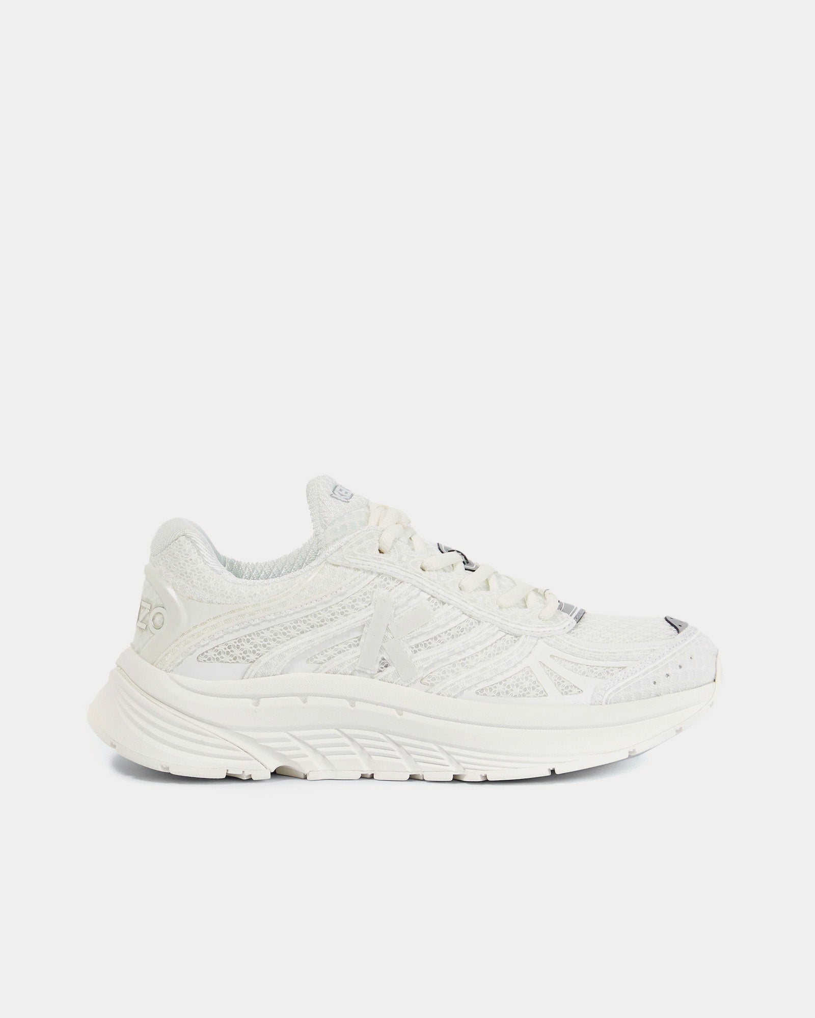 Kenzo - Pace Tech Runner White Low Top Sneakers