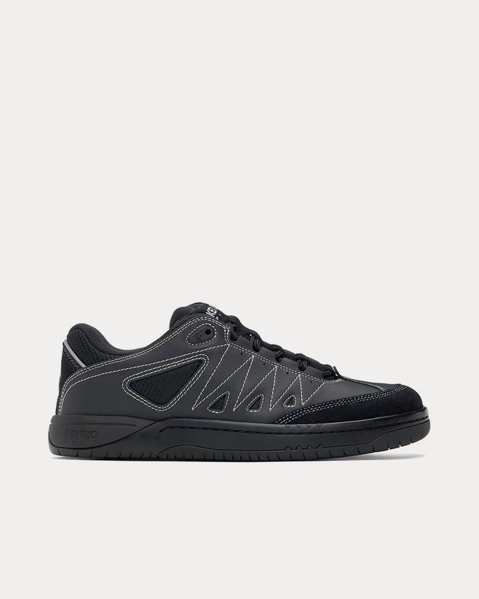kenzou！ Kenzo Men's Kenzo-PXT Black Low Top Sneakers