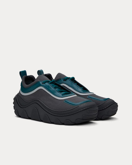Kiko Kostadinov Tonkin Canvas Anchor Grey Low Top Sneakers - 2