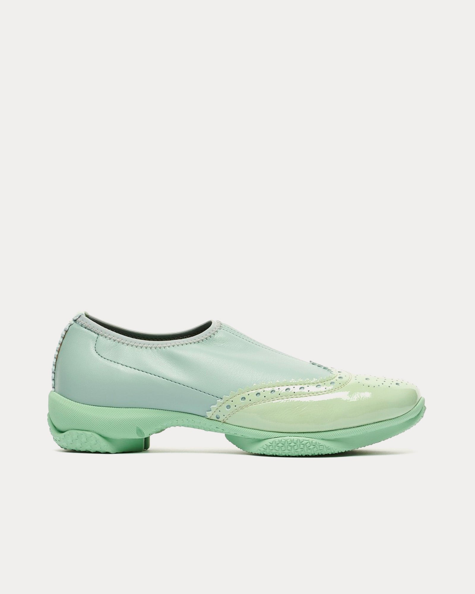 Kiko Kostadinov Men's Sonia Brogues Teal / Sea Foam Slip Ons