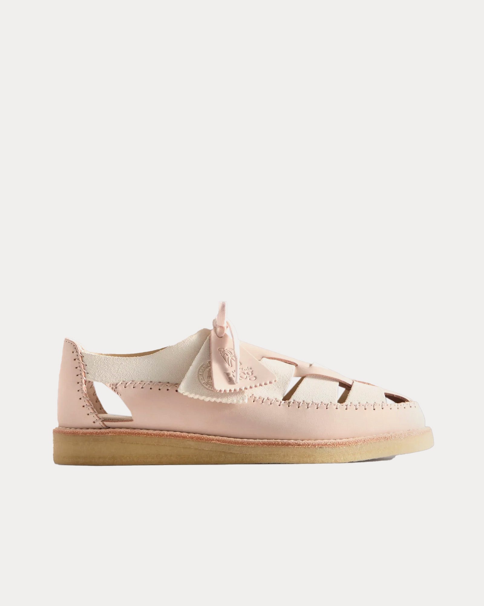 Clarks x Kith Unisex 8th Street Ridgevale Light Pink Low Top Sneakers