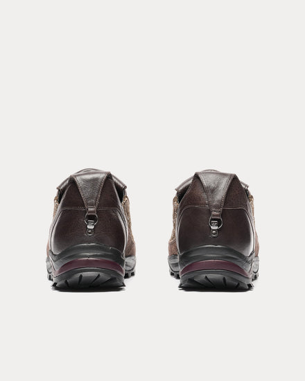 Kiko Kostadinov Chalice Lace-Up Dark Brown Low Top Sneakers - 4