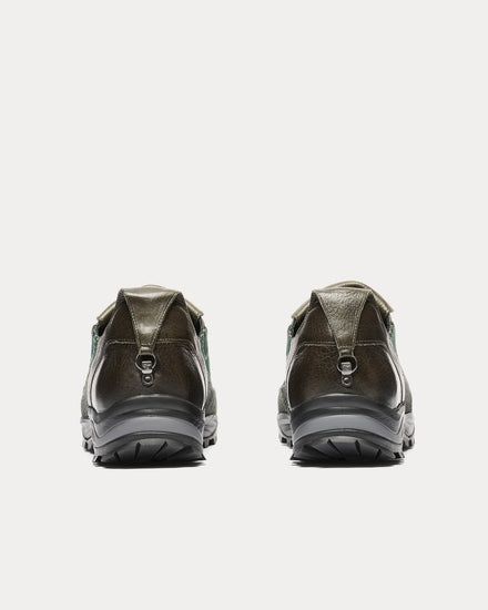 Kiko Kostadinov Chalice Lace-Up Khaki Low Top Sneakers - 4