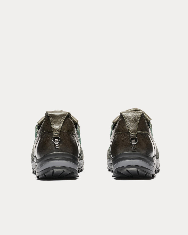 Kiko Kostadinov Chalice Lace-Up Khaki Low Top Sneakers - 4