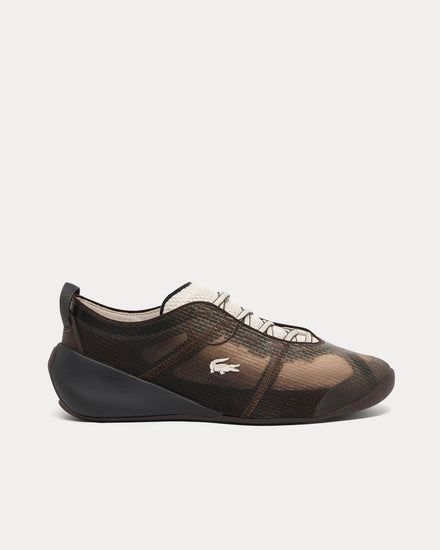 Lacoste Men's AG-LT Active Off White / Dark Brown Low Top Sneakers