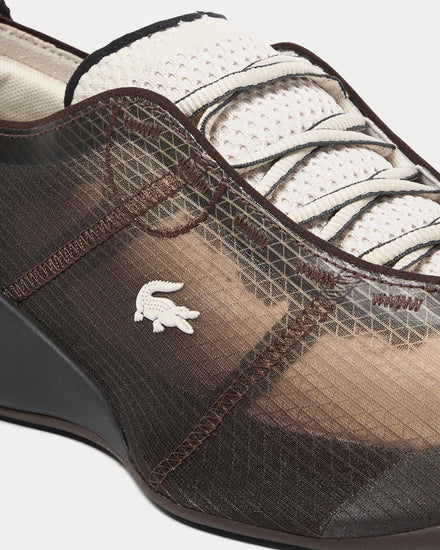 Lacoste AG-LT Active Off White / Dark Brown Low Top Sneakers - 5