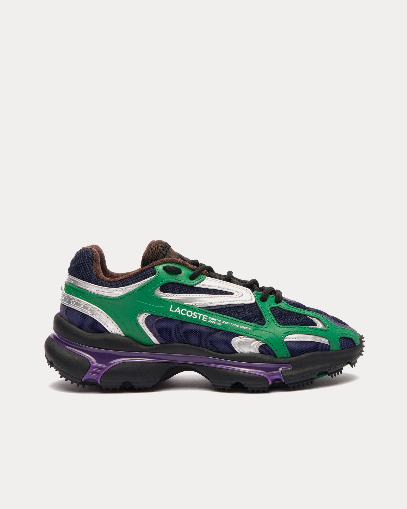 Lacoste - L003 2K24 Navy / Green Low Top Sneakers