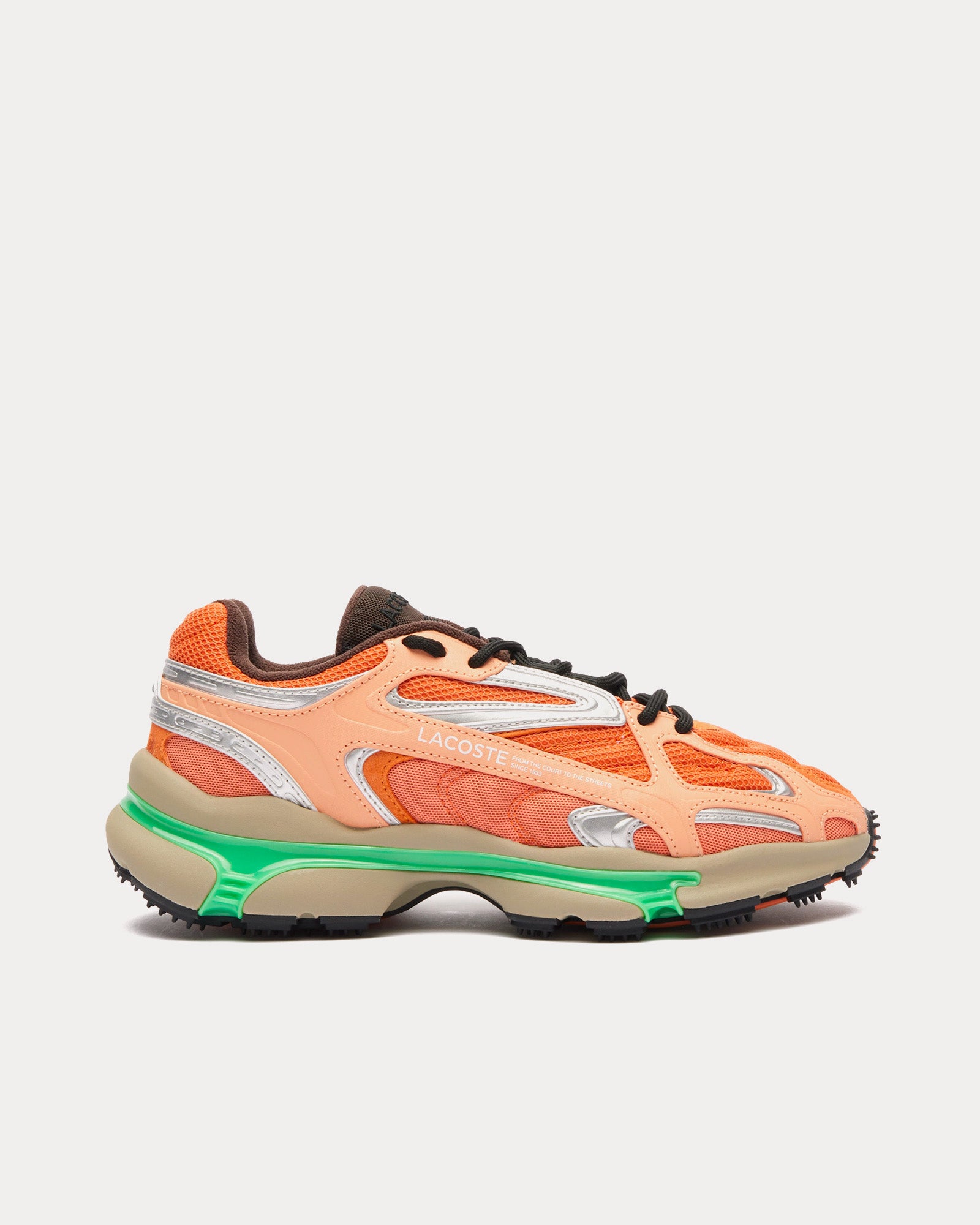 Lacoste - L003 2K24 Orange / Green Low Top Sneakers