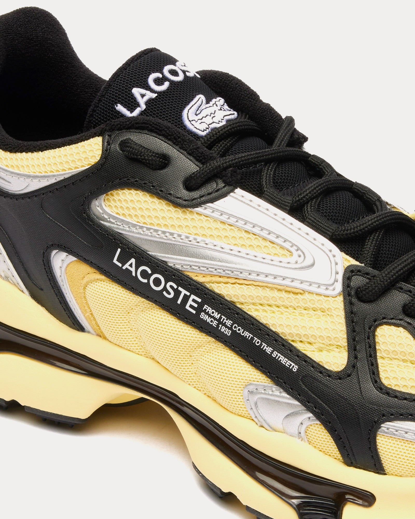 Lacoste - L003 2K24 Yellow / Black Low Top Sneakers