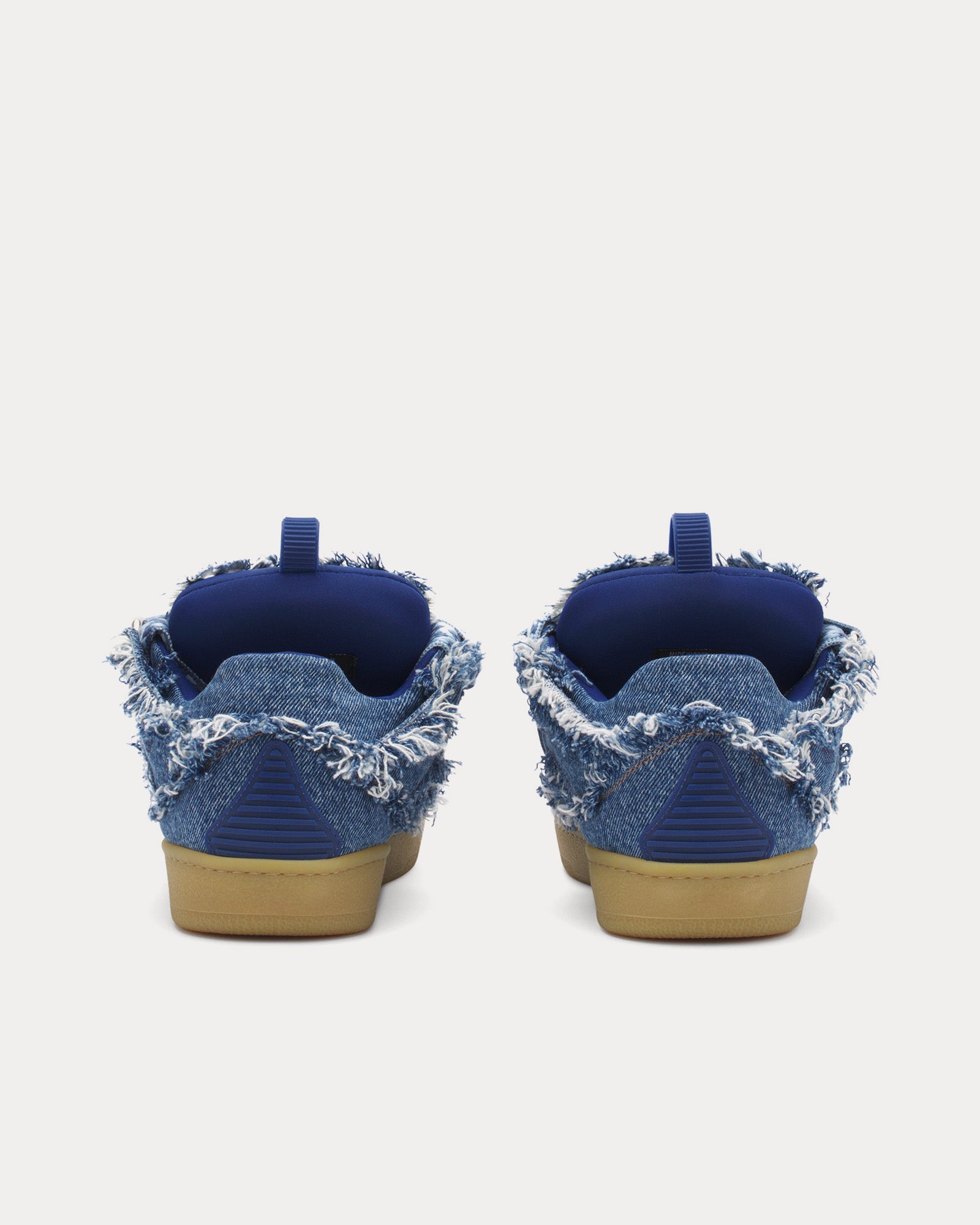 Lanvin - Curb Denim Blue Low Top Sneakers