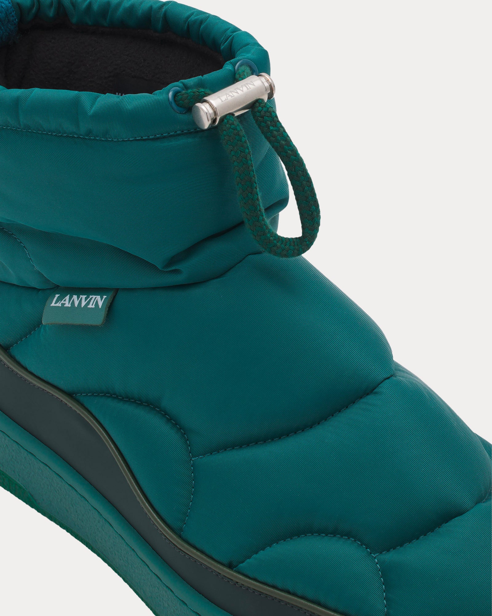 Lanvin - Curb Snow Ankle Nylon Forest Boots