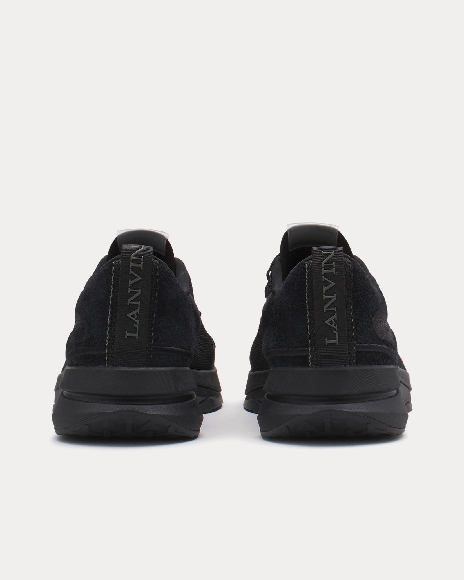 Lanvin - L-I Mesh Black / Black Low Top Sneakers