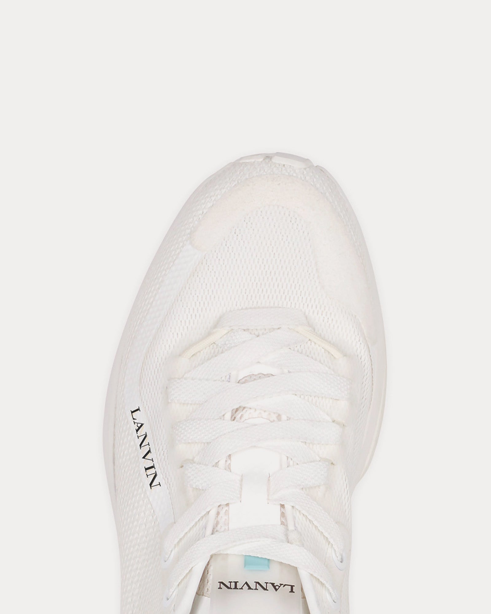 Lanvin - L-I Mesh White / White Low Top Sneakers
