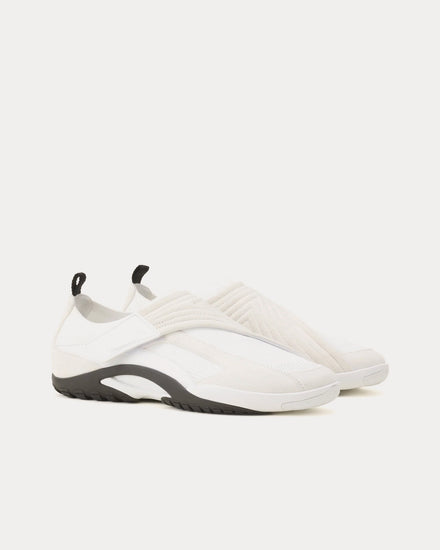 Lanvin LNV1 Knit & Suede White / Black Slip On Sneakers - 3