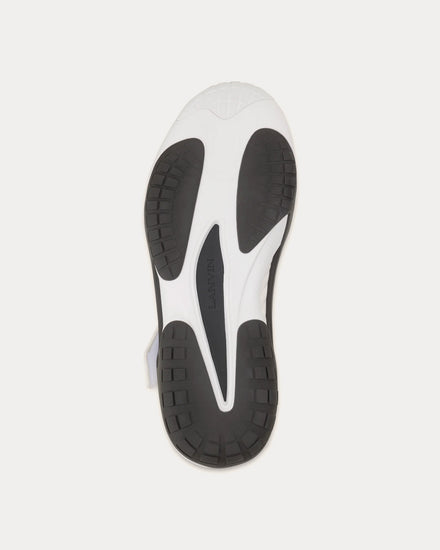 Lanvin Men's LNV1 Knit & Suede White / Black Slip On Sneakers