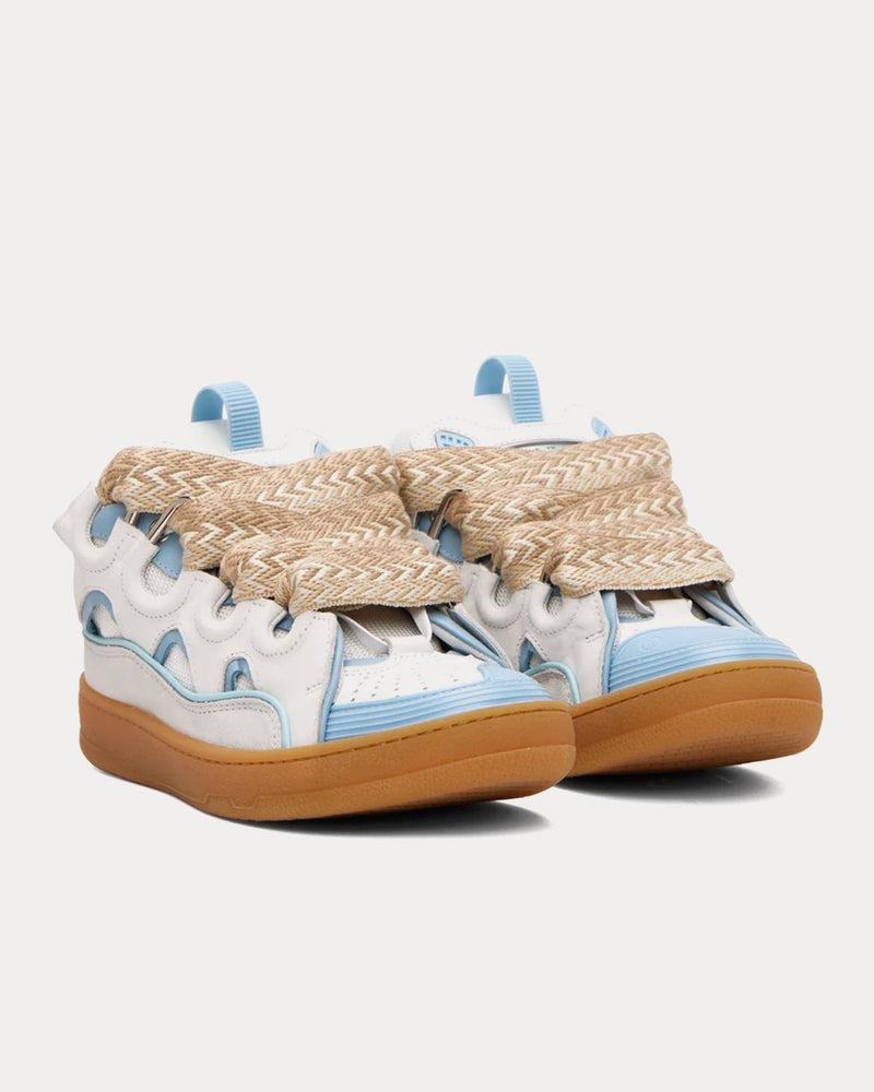 Lanvin Curb Blue / White Low Top Sneakers - 2