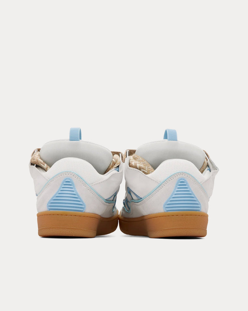 Lanvin Curb Blue / White Low Top Sneakers - 3