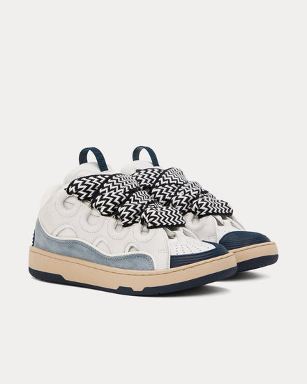 Lanvin Curb Grey / White Low Top Sneakers - 2