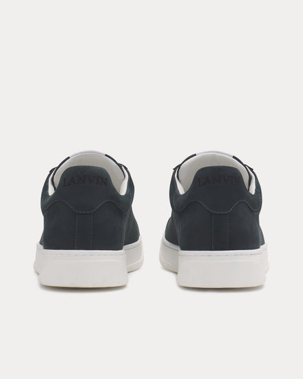 Lanvin DDB0 Suede Navy Blue Low Top Sneakers - 4