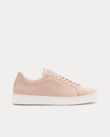 Lanvin DDB0 Suede Sand Low Top Sneakers - 1