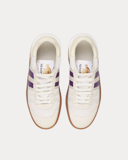 Lanvin Clay Mesh Ecru / Anemone Low Top Sneakers - 2