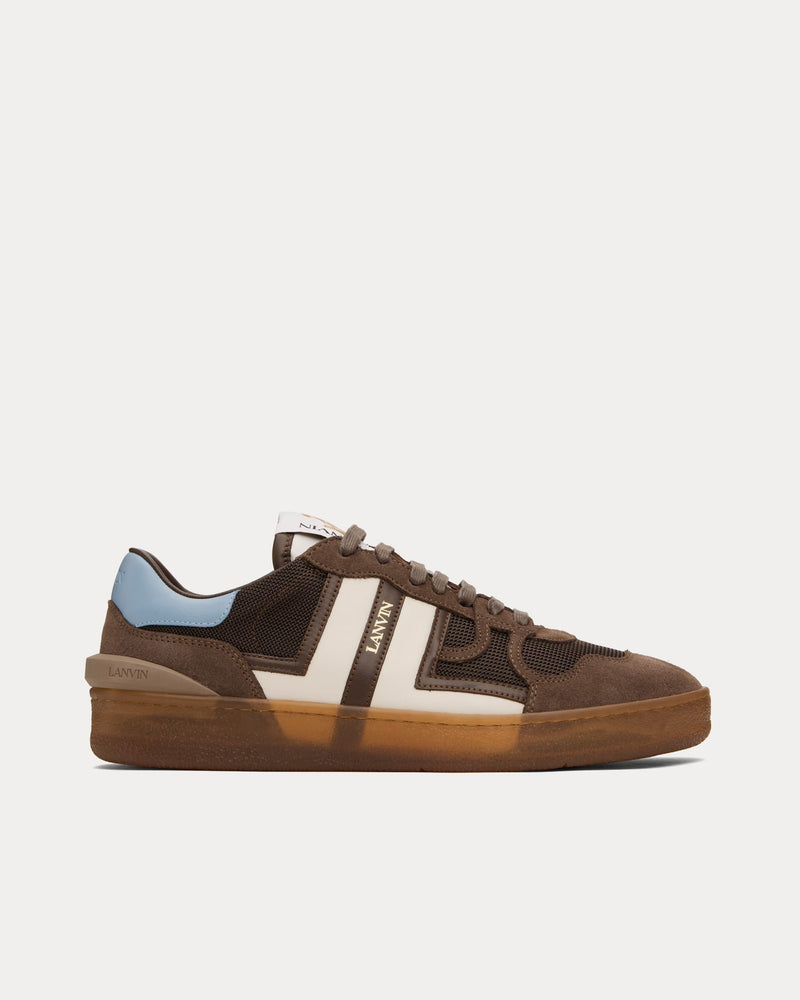 Lanvin Clay Mesh Ecru / Bronze Low Top Sneakers - 1