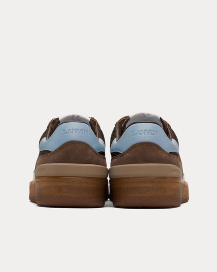スニーカー LANVIN Men Sneakers SKDK12 TOPS641 Brown Lanvin Men's Curb Suede Chunky Low-Top Sneakers | Neiman Marcus
