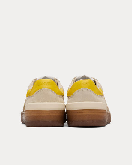 Lanvin Clay Mesh Ecru / Mastic Low Top Sneakers - 3