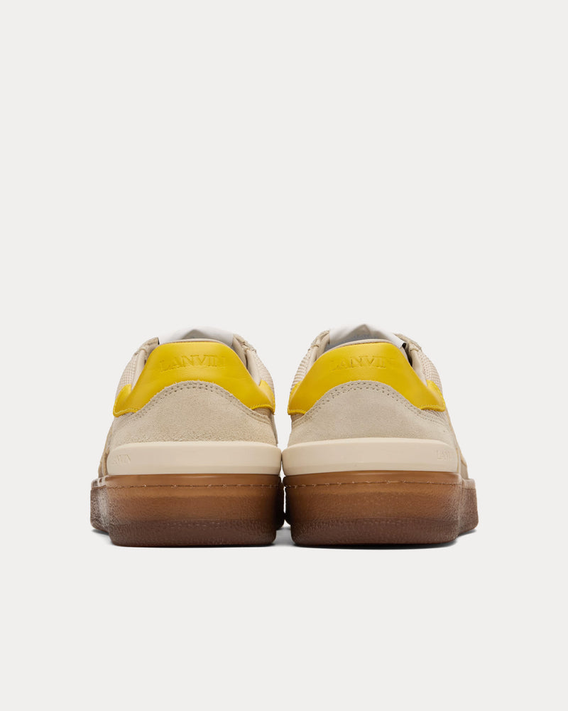 Lanvin Clay Mesh Ecru / Mastic Low Top Sneakers - 3