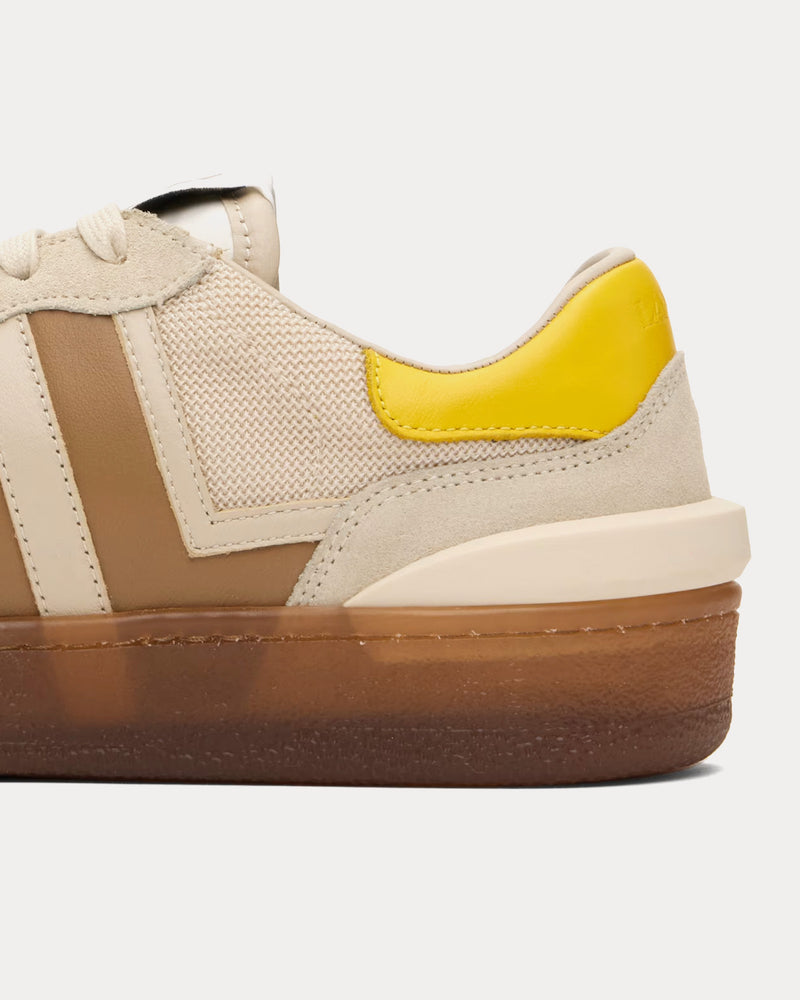 Lanvin Clay Mesh Ecru / Mastic Low Top Sneakers - 4