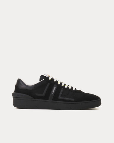 Lanvin Clay Mesh Black Low Top Sneakers
