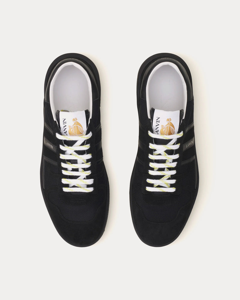 Lanvin Clay Mesh Black Low Top Sneakers - 2