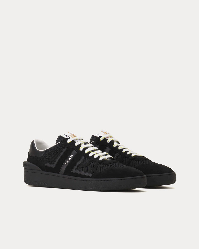 Lanvin Clay Mesh Black Low Top Sneakers - 3